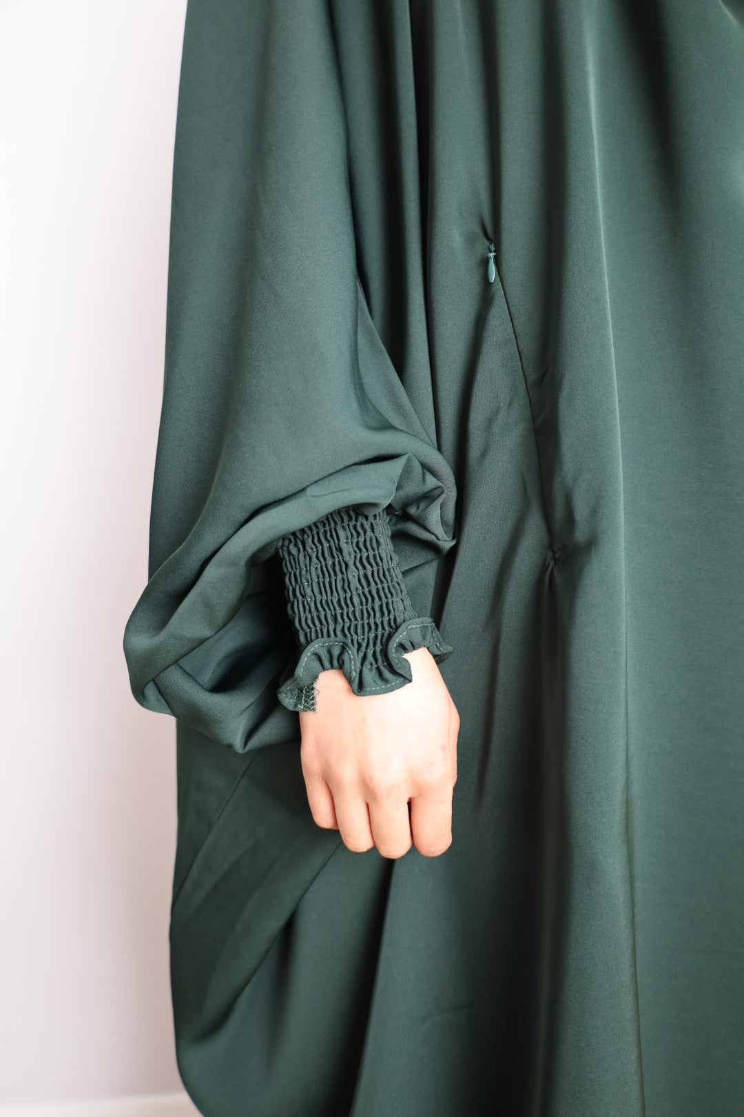 Dark Green Nida - 2 Piece Superluxe Jilbab
