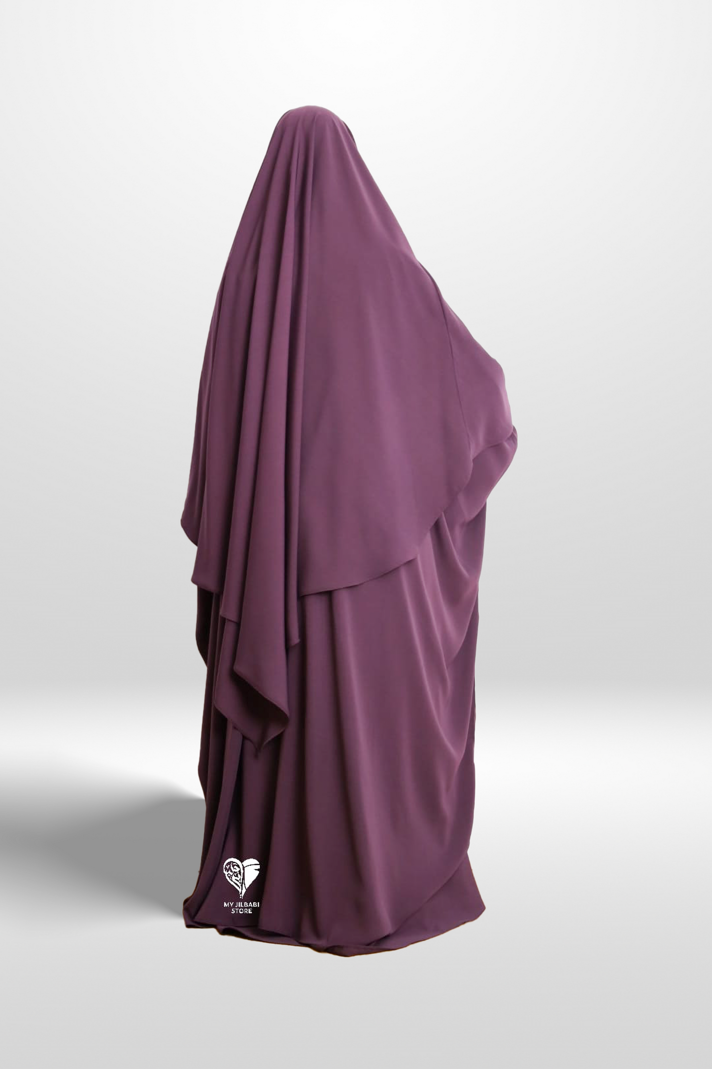 Purple - 3 Piece Nursing Abaya Set