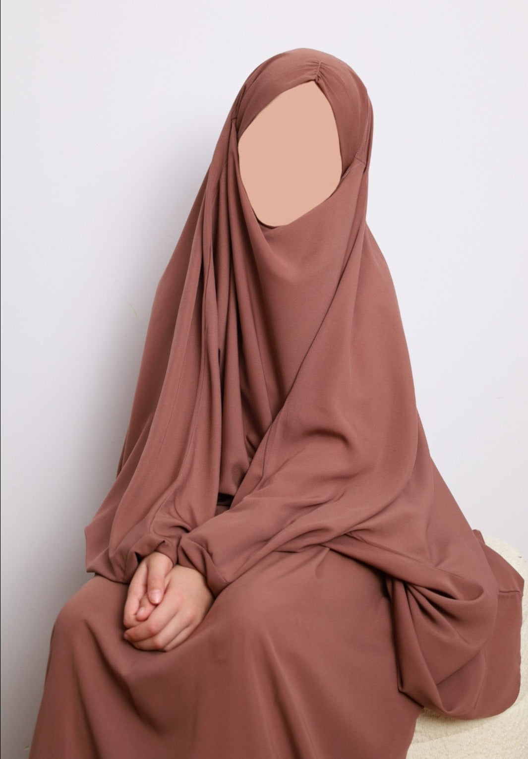 Rose Pink Girls 2 Piece Jilbab