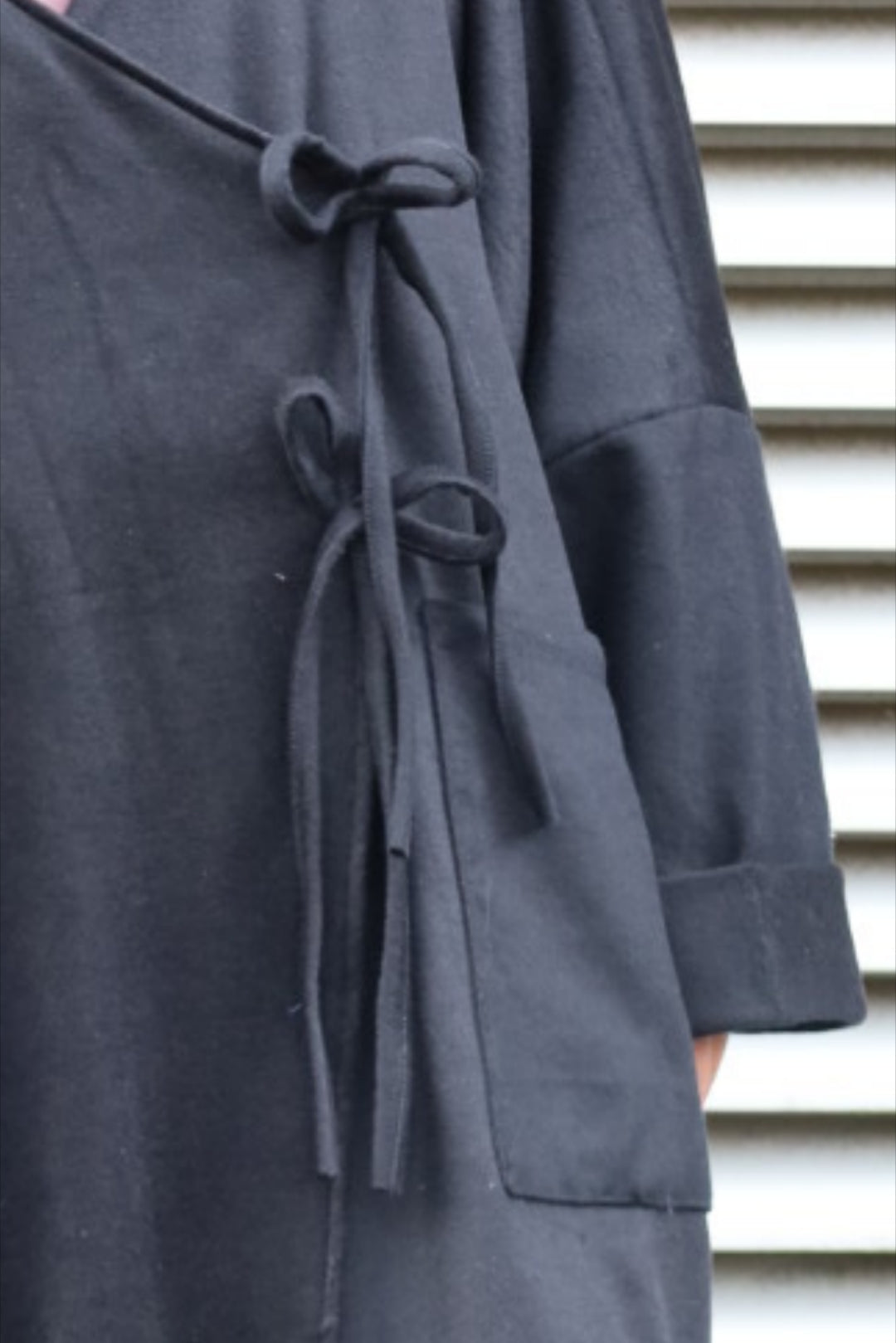 100% Cashmere Jilbab Jacket Black