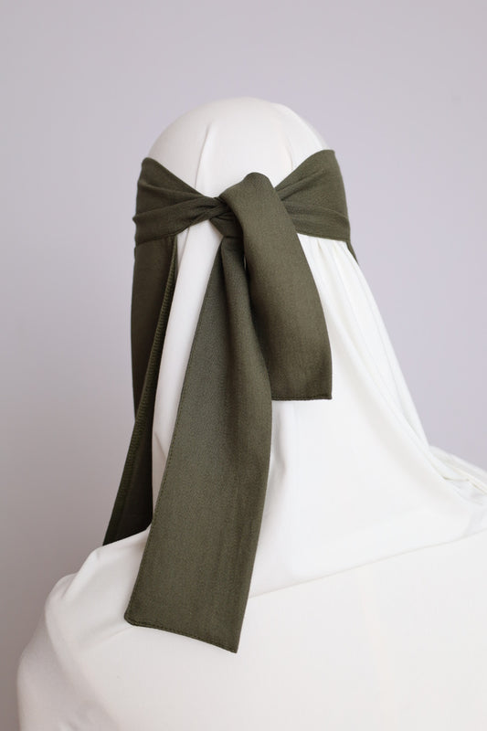 Cotton Niqab Khaki