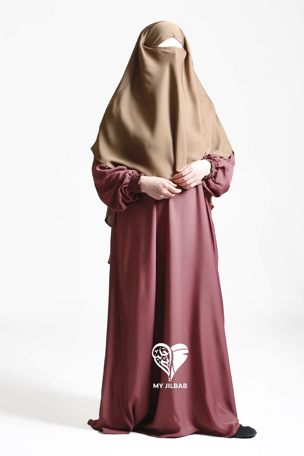 Dusky Pink - 1 Piece Abaya