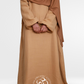 100% Organic Cotton Abaya Beige
