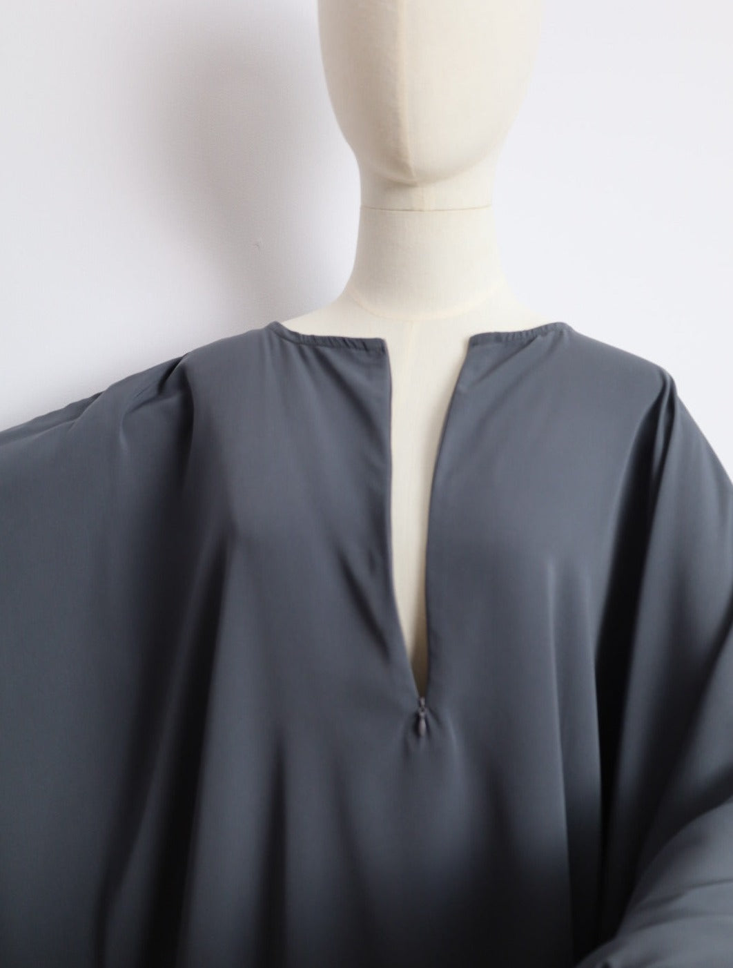 Dark Grey - 3 Piece Nursing Abaya Set
