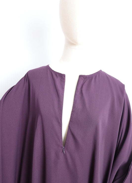 Purple - 3 Piece Nursing Abaya Set