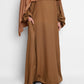 Cotton Abaya Taupe