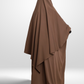 Taupe - 3 Piece Nursing Abaya Set