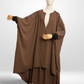 Taupe - 3 Piece Nursing Abaya Set