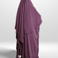 Purple - 3 Piece Nursing Abaya Set