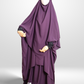 Purple - 3 Piece Nursing Abaya Set