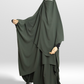 Khaki - 3 Piece Nursing Abaya Set