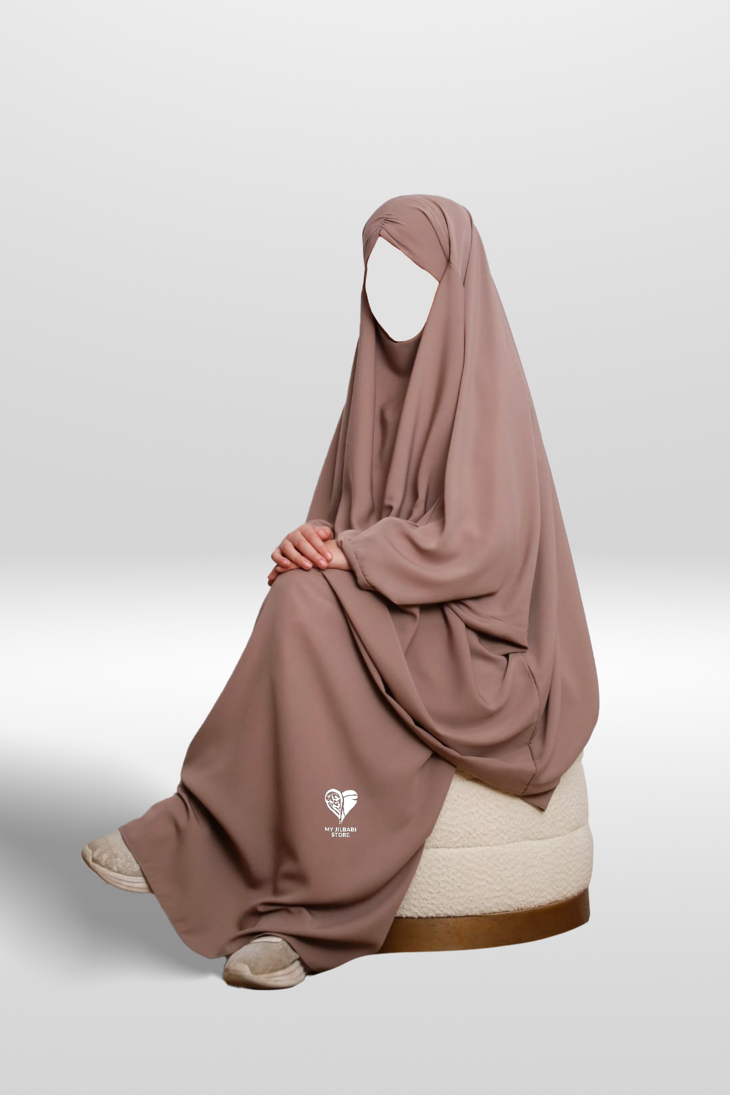 Taupe Girls 2 Piece Jilbab