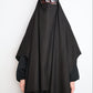 100% Cotton Khimar Black