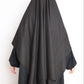 100% Cotton Khimar Black