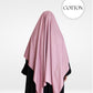 100% Cotton Khimar Rose Pink