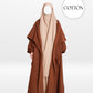 Long Dark Brown Jilbab Jacket