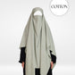 100% Cotton Khimar Sage