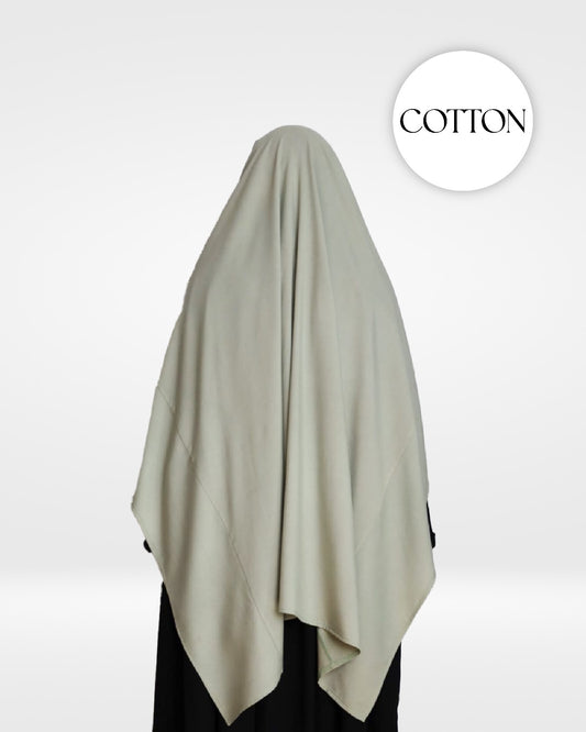 100% Cotton Khimar Sage