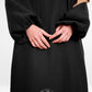100% Organic Cotton Abaya Black