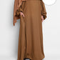 100% Cotton Abaya Taupe