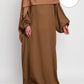 100% Cotton Abaya Taupe