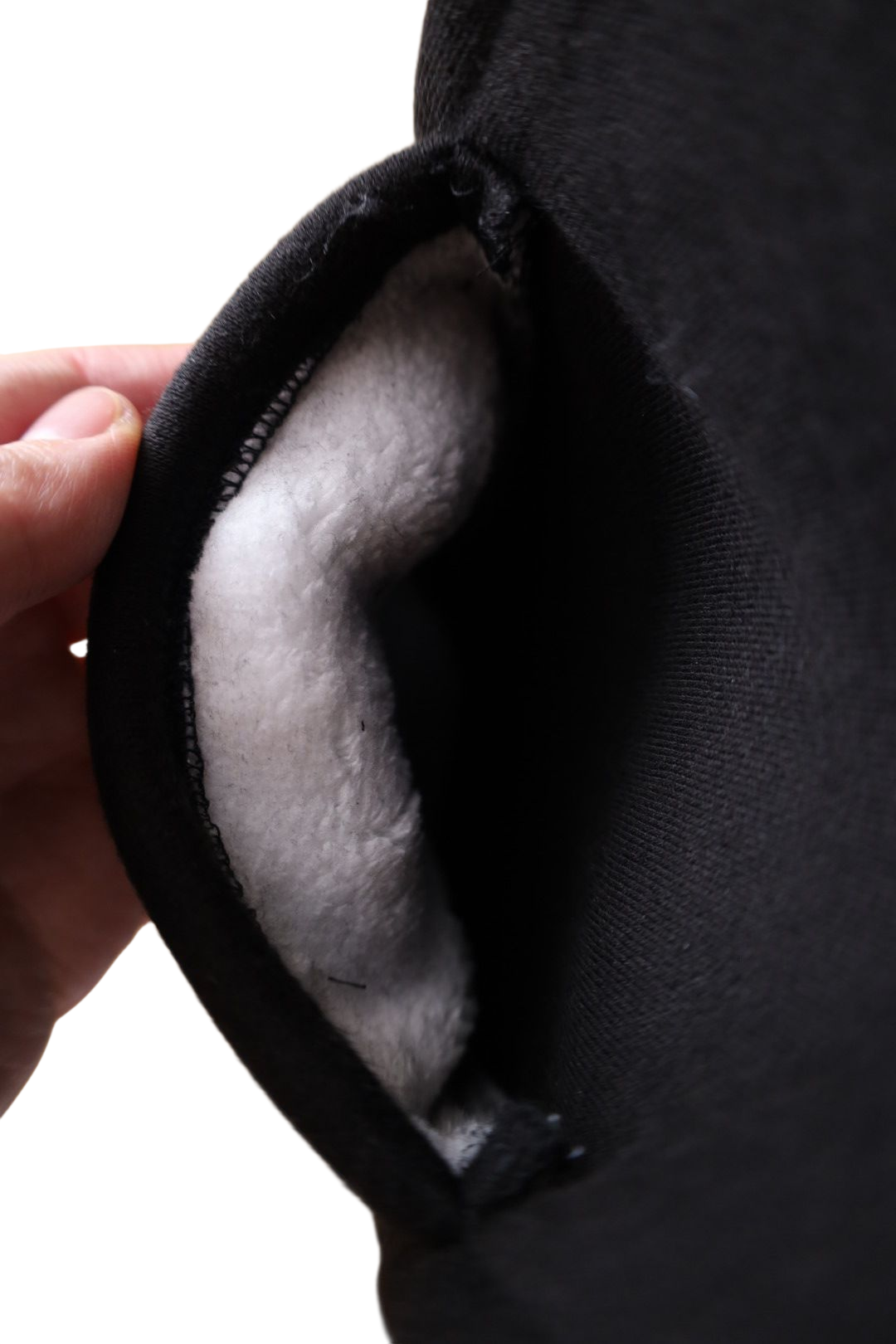 Winter Khimar With Pockets Black