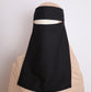 100% Cotton Niqab Black