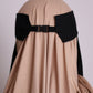 100% Cotton Niqab Black