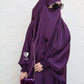 Dark Purple Nida - 2 Piece Superluxe Jilbab