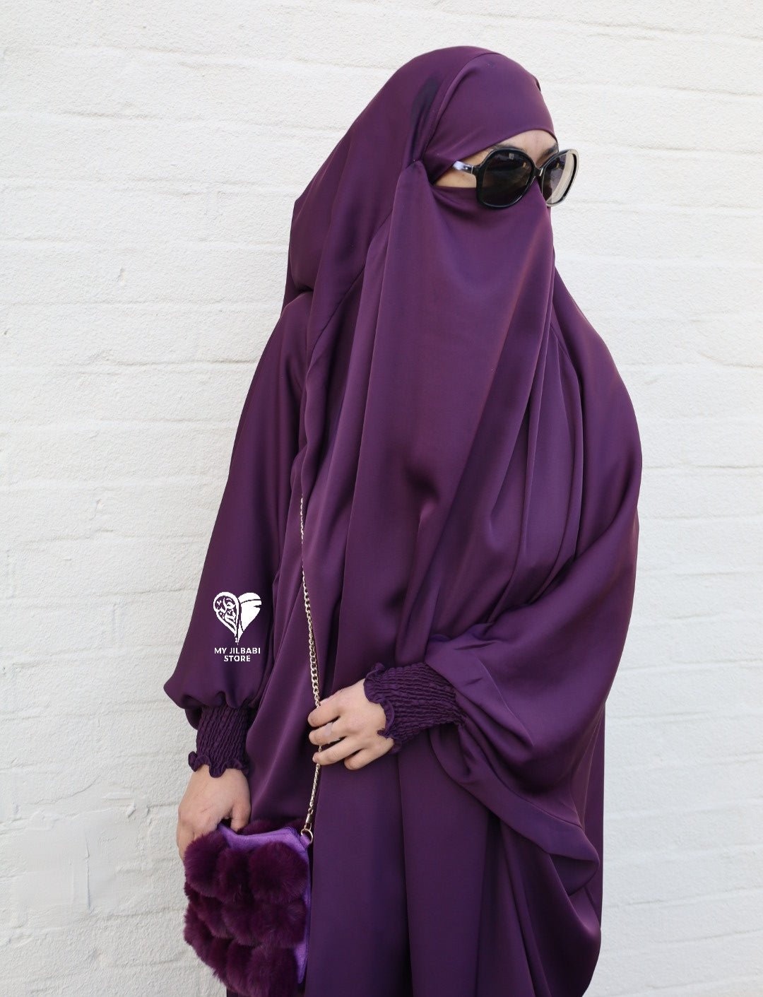 Dark Purple Nida - 2 Piece Superluxe Jilbab