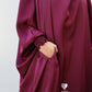 Dark Red Nida - 2 Piece Superluxe Jilbab