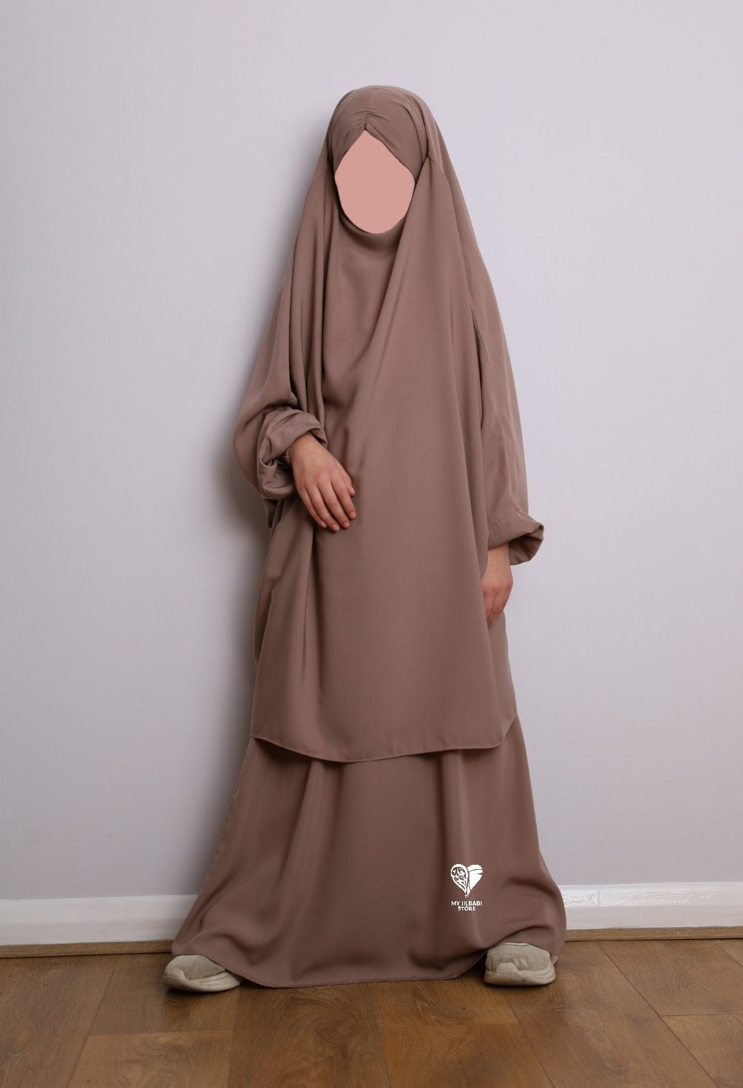 Taupe Girls 2 Piece Jilbab