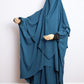 Teal - 3 Piece Nursing Abaya Set
