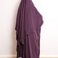 Purple - 3 Piece Nursing Abaya Set