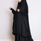 black eid 2 piece jilbab