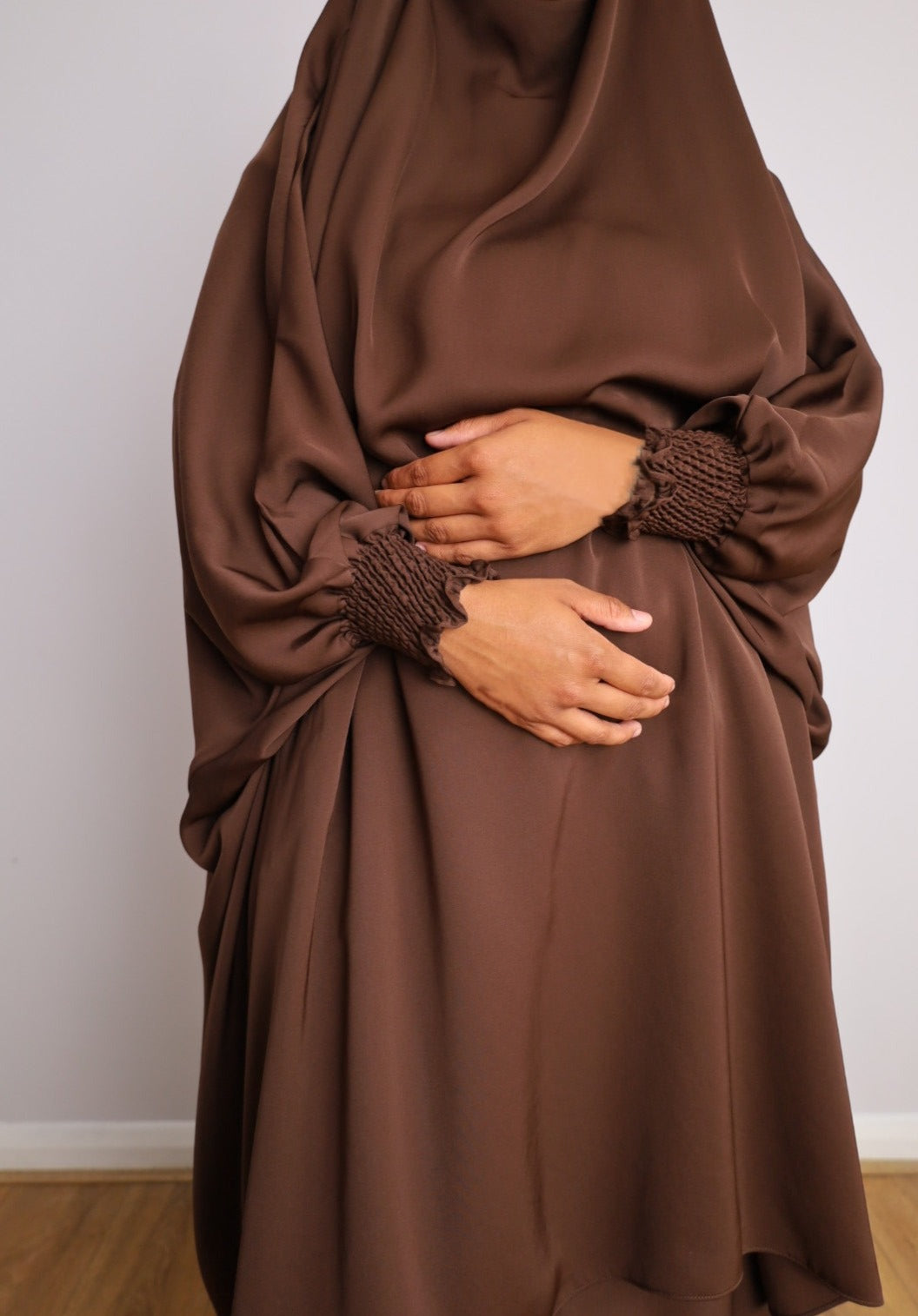 Dark Chocolate Nida - 2 Piece Superluxe Jilbab