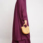 Cotton 2 Piece Jilbab Grape