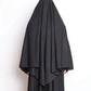Cotton Diamond Khimar Black