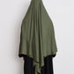 Cotton Diamond Khimar Khaki