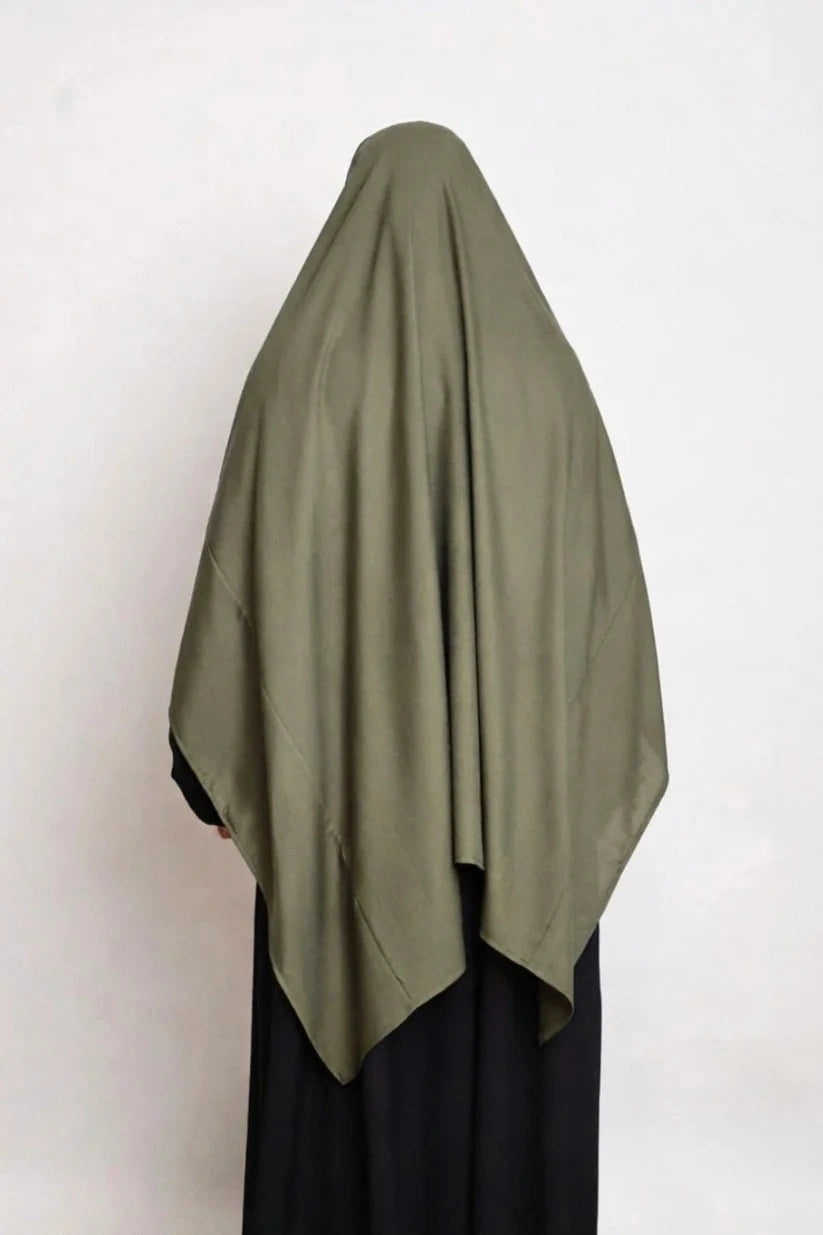 Cotton Khimar Khaki