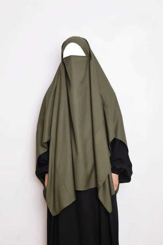 Cotton Khimar Khaki