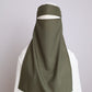 Cotton Niqab Khaki