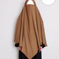 100% Cotton Diamond Khimar Taupe