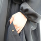 Black Pleated Abaya With Nursing Zip