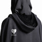Velvet lined hooded jilbab