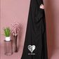 Black one piece jilbab 