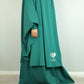 Emerald Sheen Jilbab Loose Fit