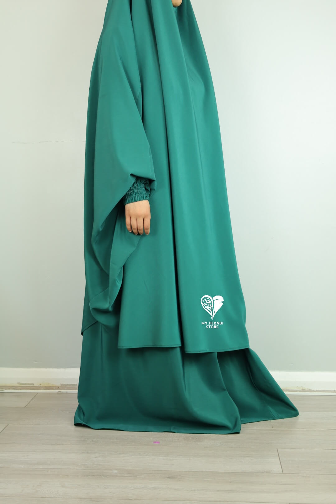 Emerald Sheen Jilbab Loose Fit