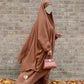 Chestnut Brown- 2 Piece Matte Jilbab