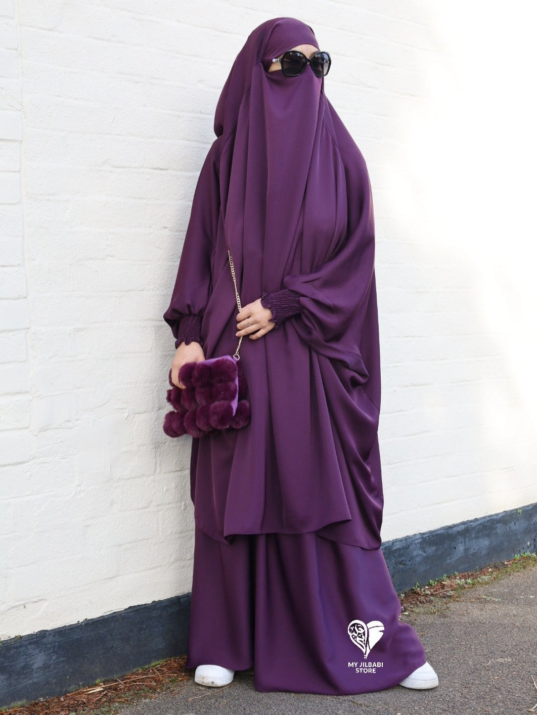 Blackcurrant Purple - 2 Piece Superluxe Jilbab